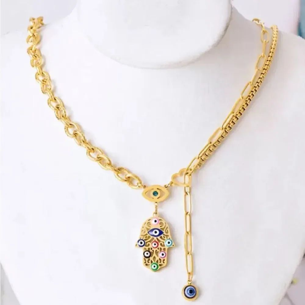 Layered Necklace Q448